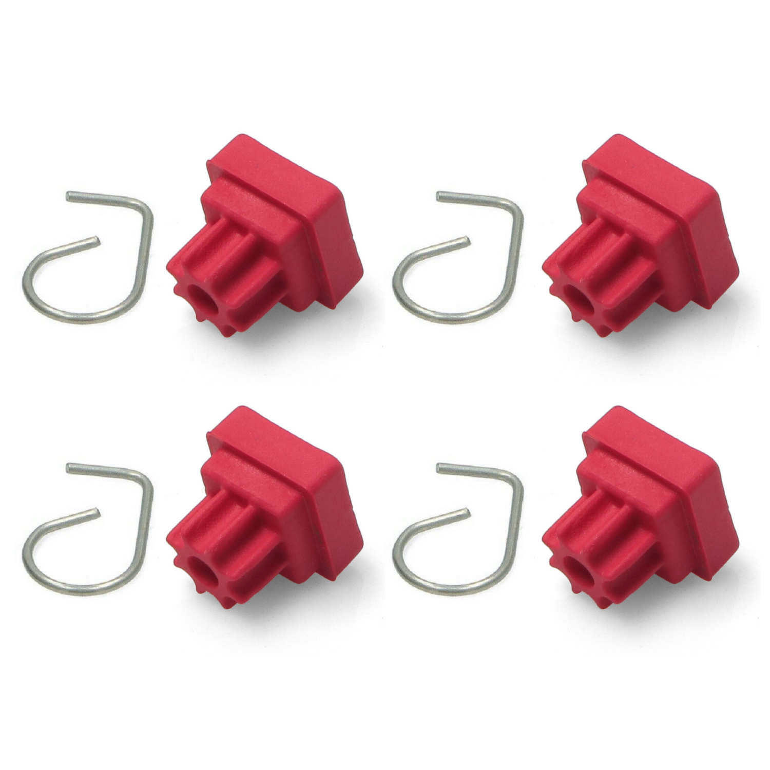Kit 4 gommini griglia piano cottura Smeg ricambio originale