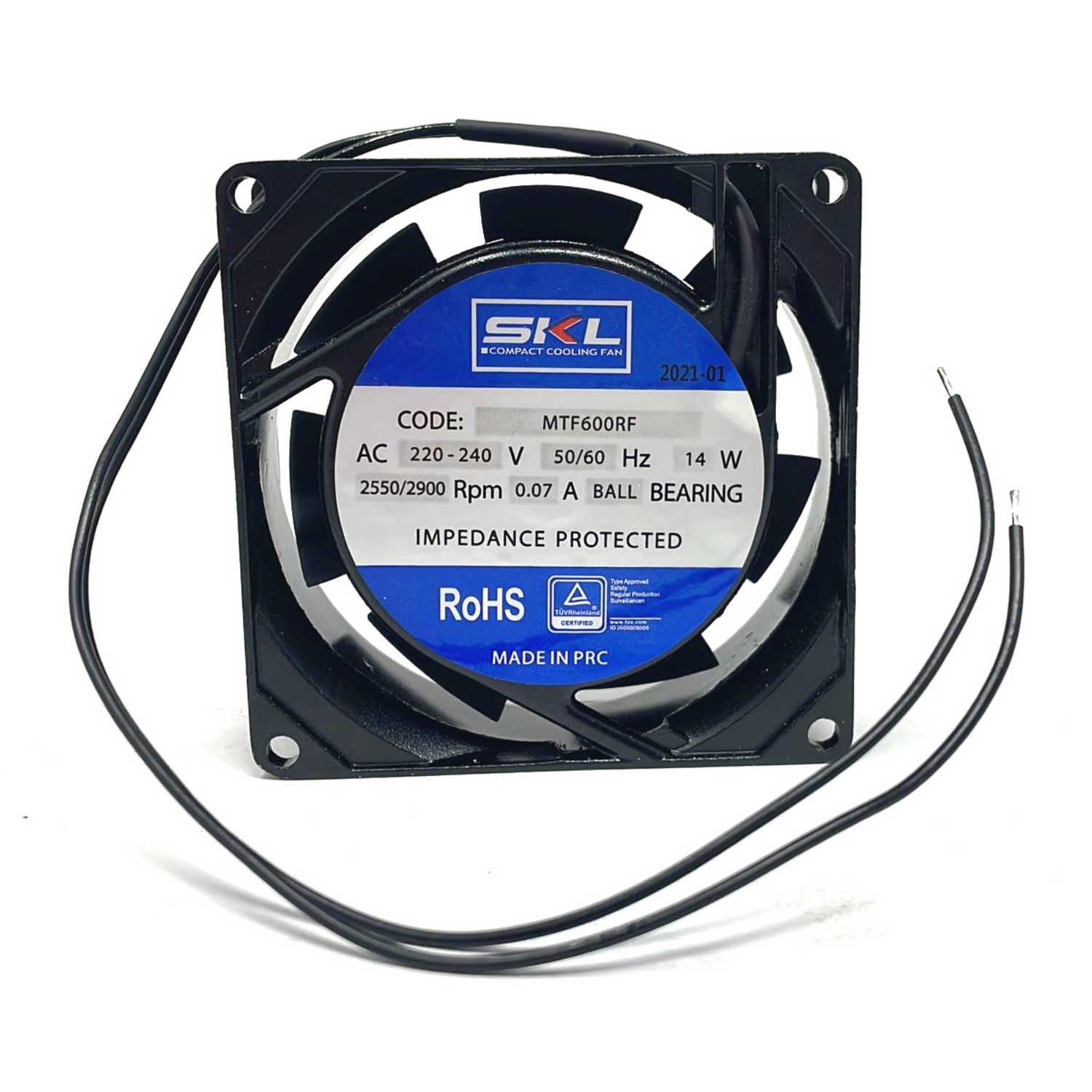 Ventola di raffreddamento assiale quadrata 220 Volt