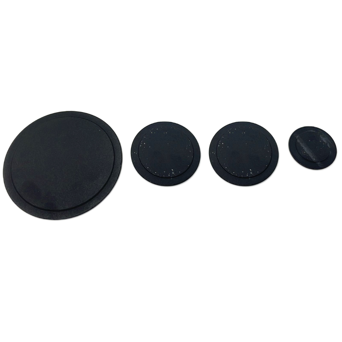 Nardi Kit 4 piattelli spartifiamma cucina 2 medi per piani cottura 4 fuochi