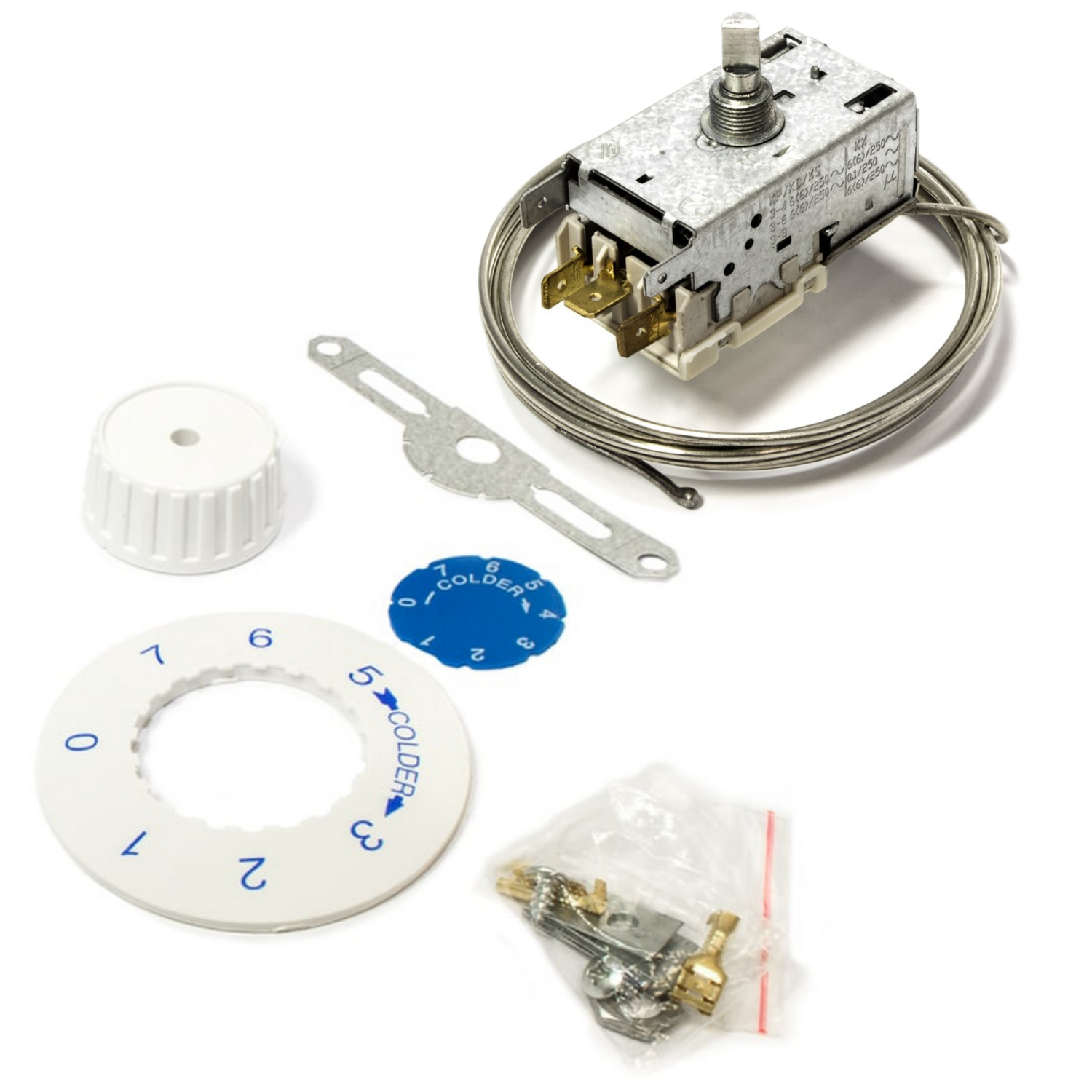 Kit termostato freezer congelatore con allarme tipo ranco K54-P1102 VS5 3 contatti