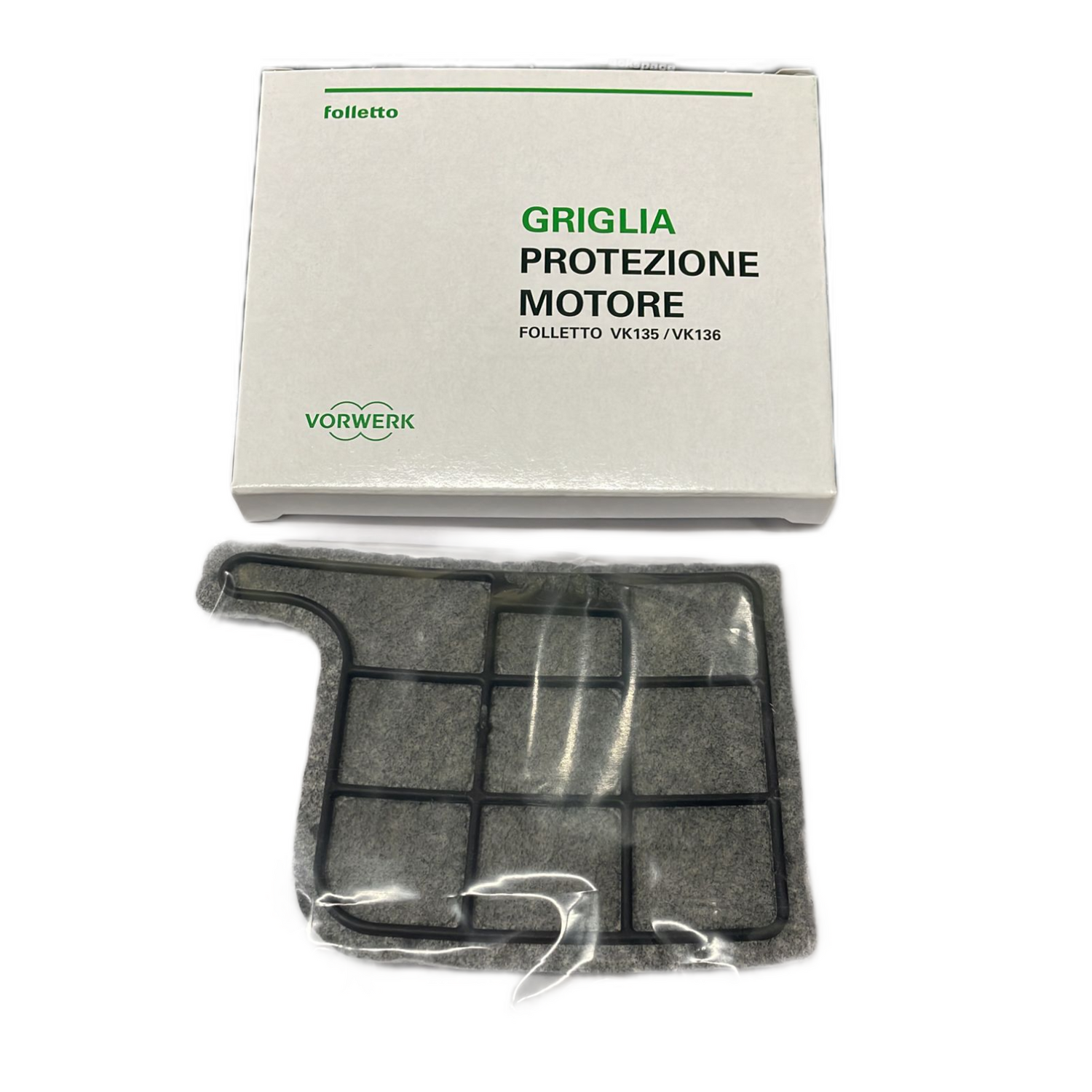 Griglia filtro protezione motore Vorwerk folletto VK135 VK136 ricambio originale 04866