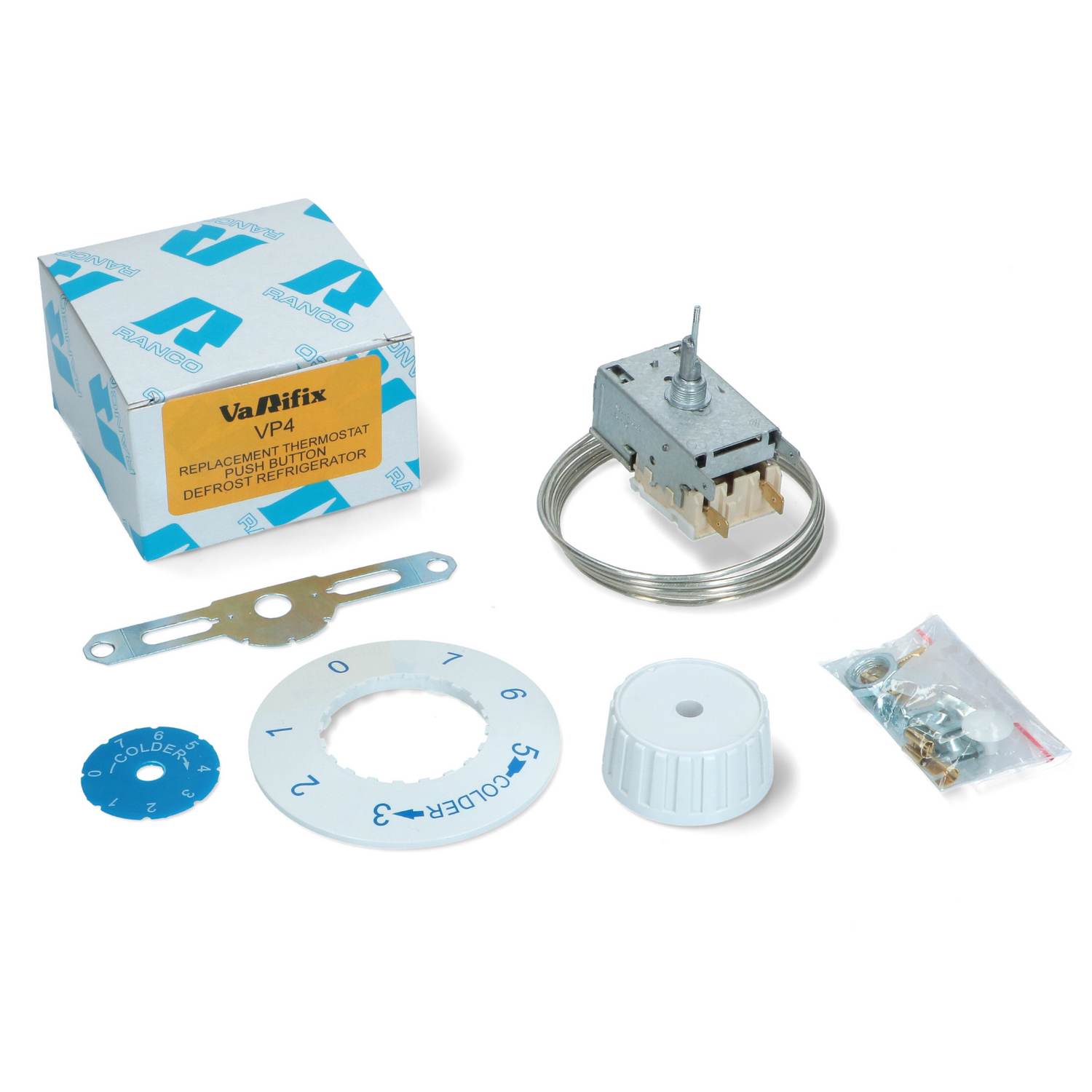Kit termostato frigorifero ricambio universale Ranco VP4 2 contatti