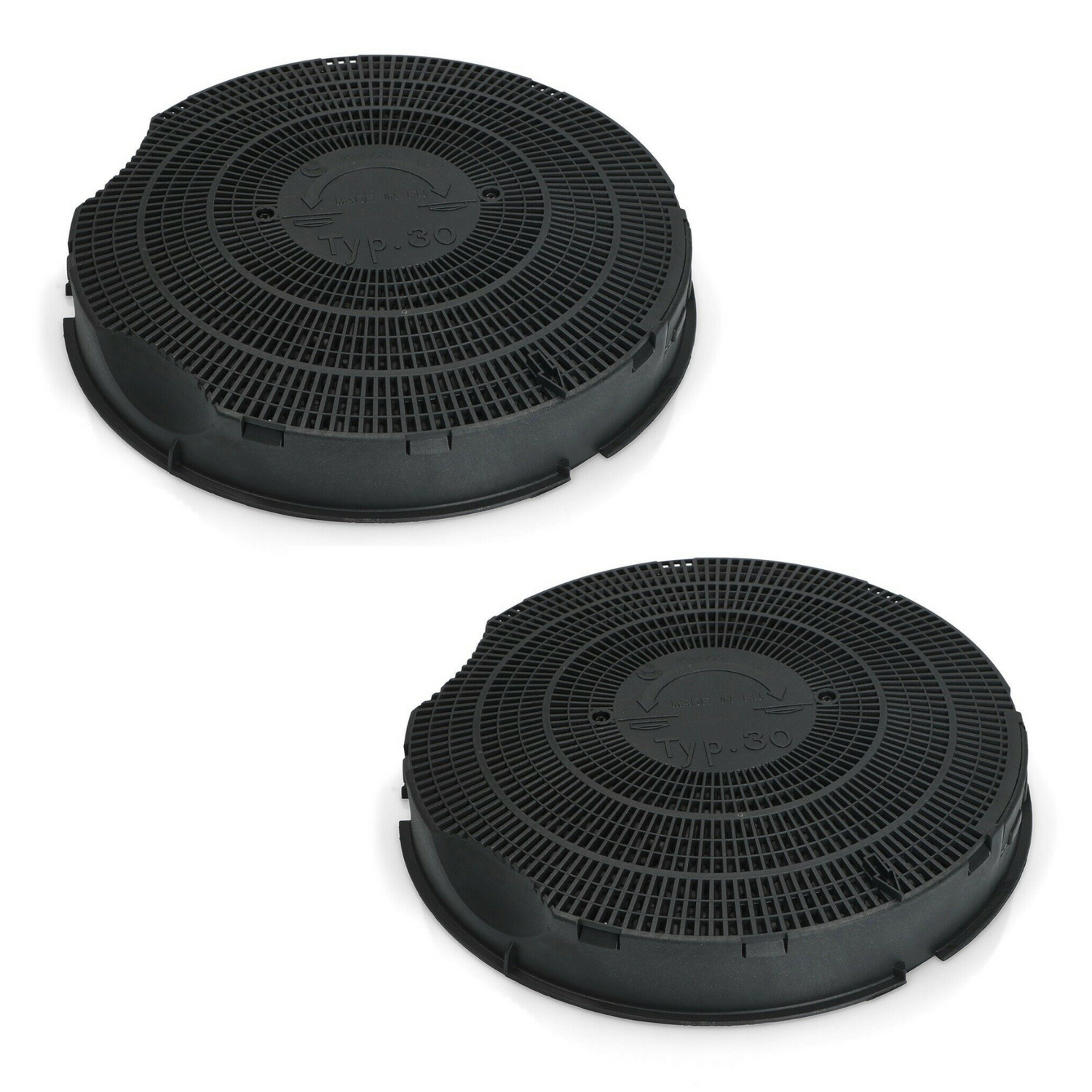Coppia filtro cappa carboni attivi Whirlpool Ignis Ariston mod. 30