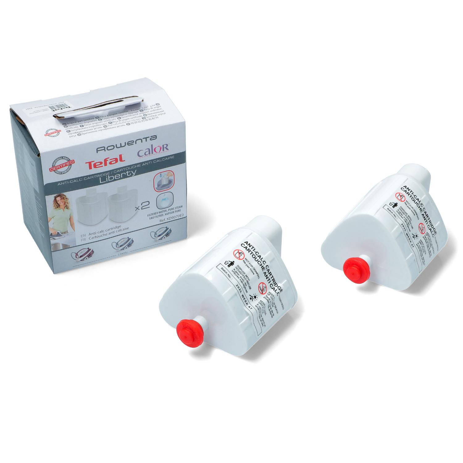 2 filtri anticalcare Rowenta ricambio ferro stiro Powersteam VR8215 VR8220