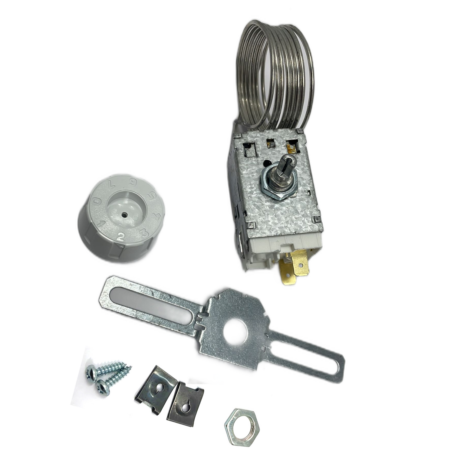 Termostato frigorifero 1 porta 2 contatti capillare ATEA A01.1001 ricambio universale