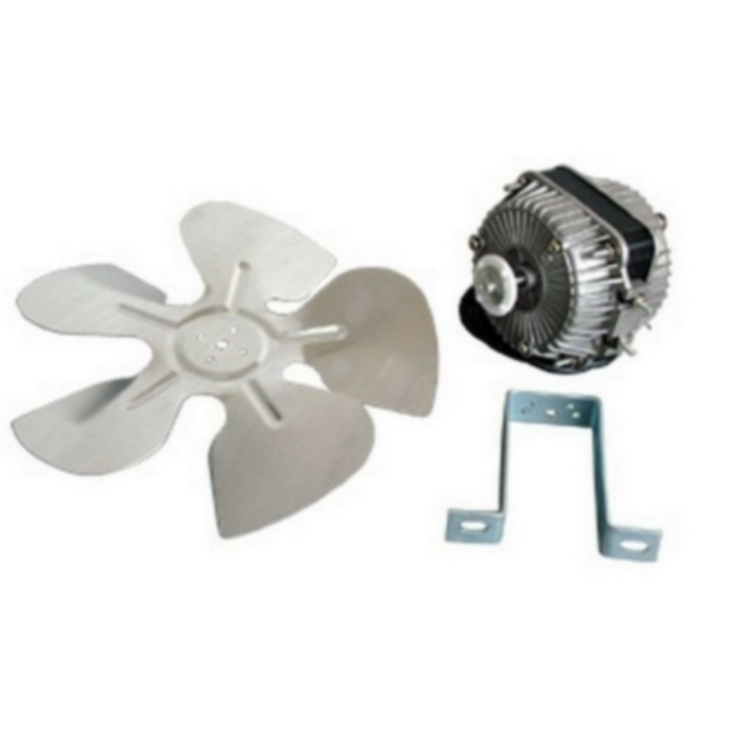 Motore ventola per frigorifero bancone frigo celle 34 watt 220 volt universale con staffa e ventola
