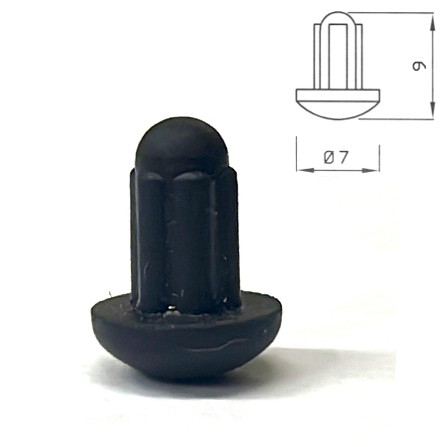Gommino griglia cucina piani cottura Ariston Indesit paracolpi antigraffio