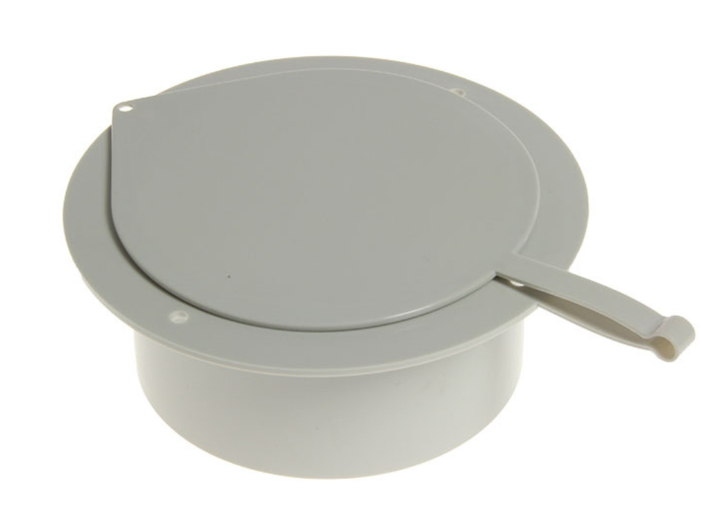 Tappo flangia ø125 mm. installazione vetro condizionatore pinguino De'Longhi