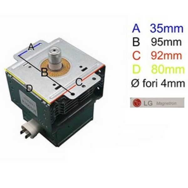 Magnetron microonde LG Moulinex Panasonic De'Longhi 900 watt 2M226 01TAG