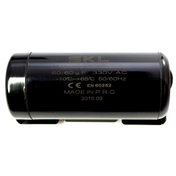 Condensatore start avviamento per motore elettrico compressore 50 - 60 µf (mf)