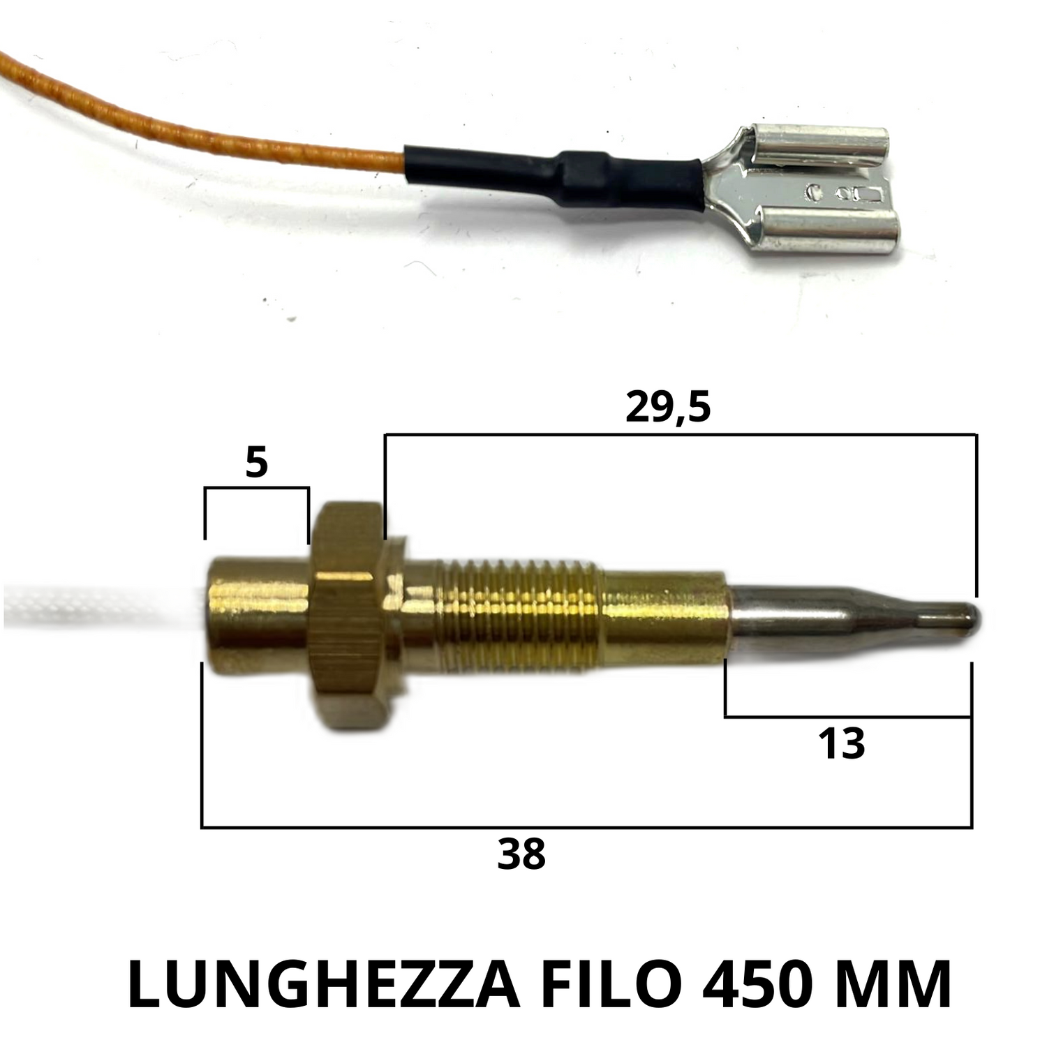 Franke - Termocoppia sicurezza gas cucina originale 1982192 - 1981316 fornelli