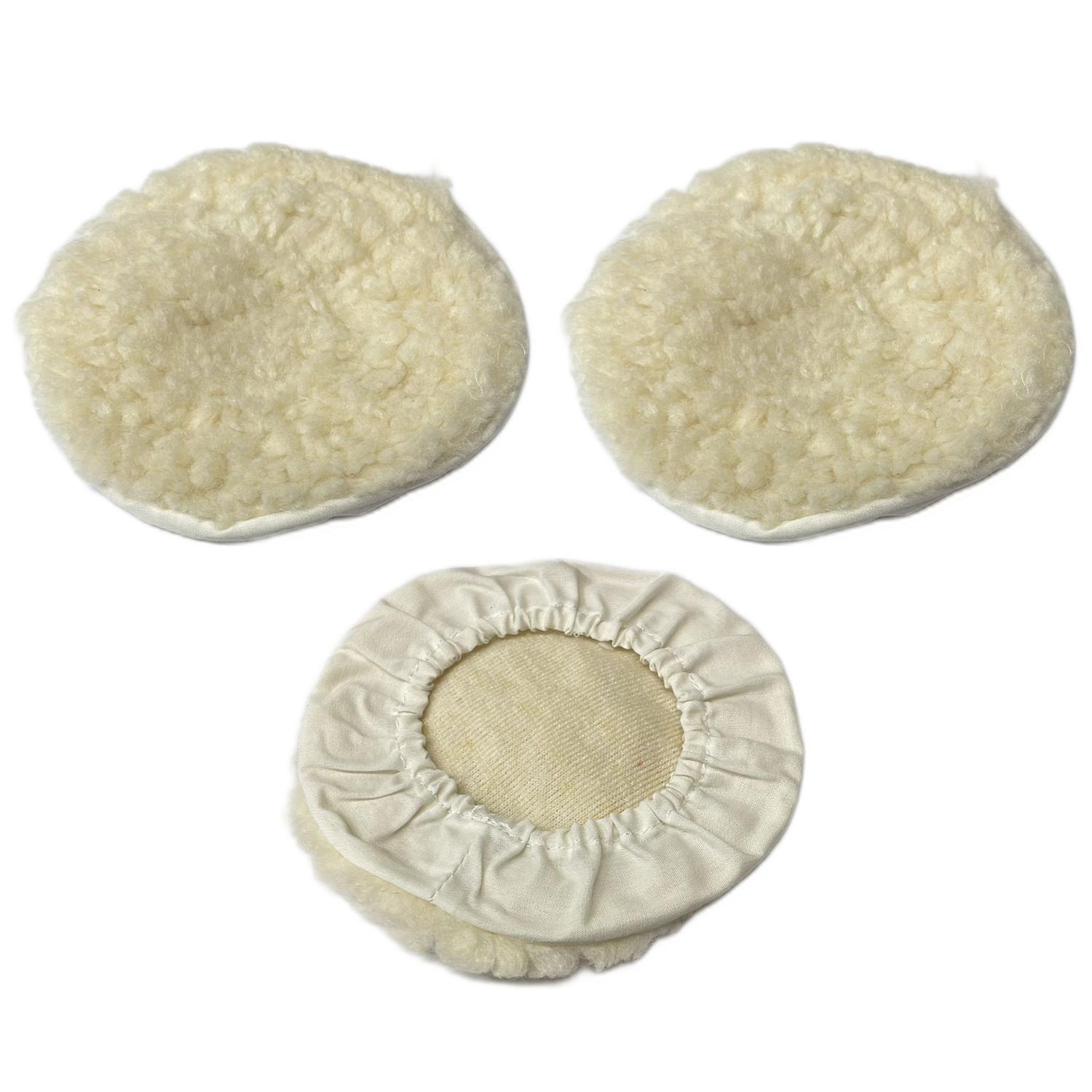 Cuffie Lana per lucidatrice innesto elastico universale