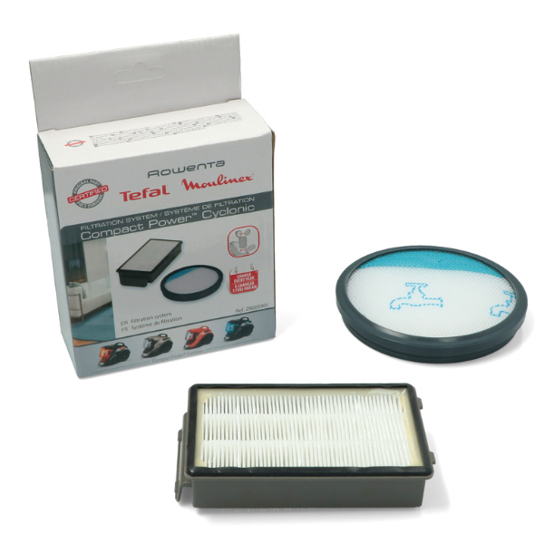 Filtro hepa+filtro motore originale per Rowenta compact power cyclonic