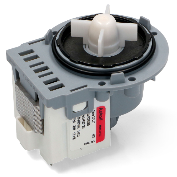 Motore pompa scarico askoll ricambio lavatrice 30 W universale Electrolux Indesit Candy
