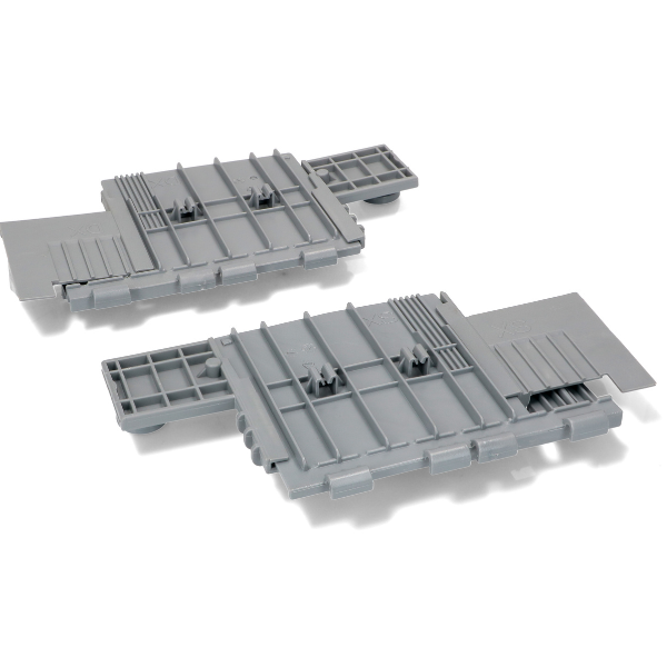 Smeg kit staffe supporto e ruote scorrimento cestello lavastoviglie destra e sinistra ricambio originale