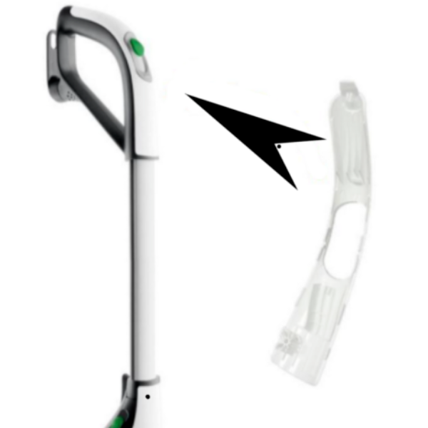 Copertura bianca impugnatura manico Vorwerk Folletto VK200 VK220s ricambio compatibile