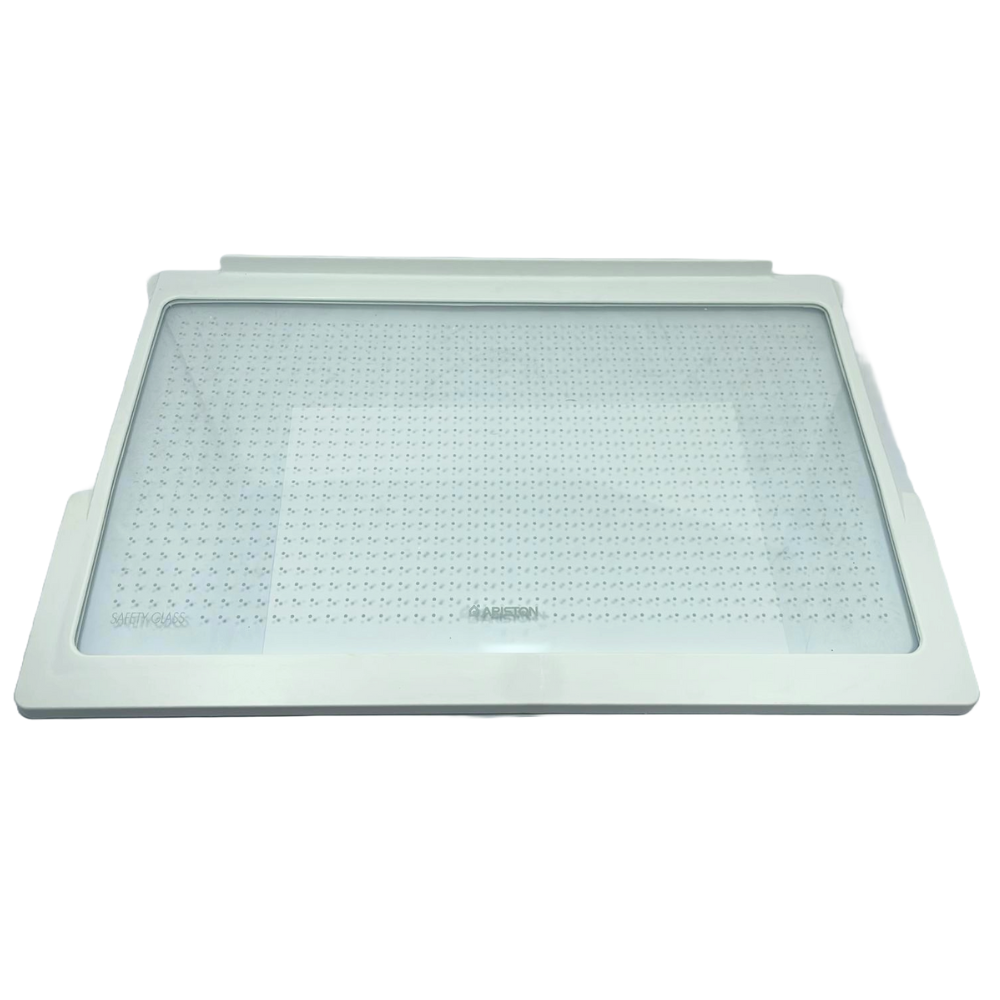Vassoio ripiano vetro frigorifero Hotpoint Ariston Indesit Whirlpool ricambio originale