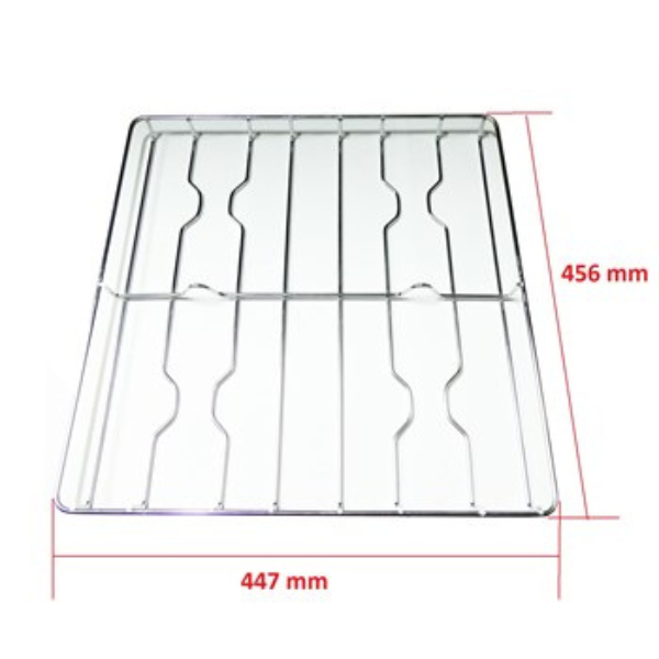 Smeg Westinghouse griglia acciaio cromato 4 fuochi cm 45,6 x 44,7 cucina piano cottura