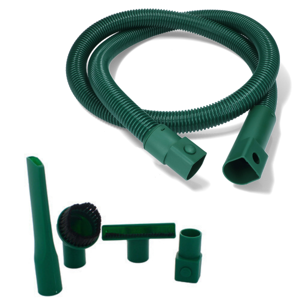 Tubo flessibile con kit di pennelli lancia spazzola per Vorwerk Folletto VK120 VK121 VK122