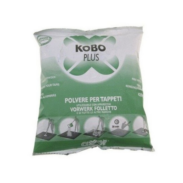 AXOR Polvere pulizia tappeti Moquettes igenizzante tipo kobosan 420 gr per Vorwerk Folletto e tutte le altre marche