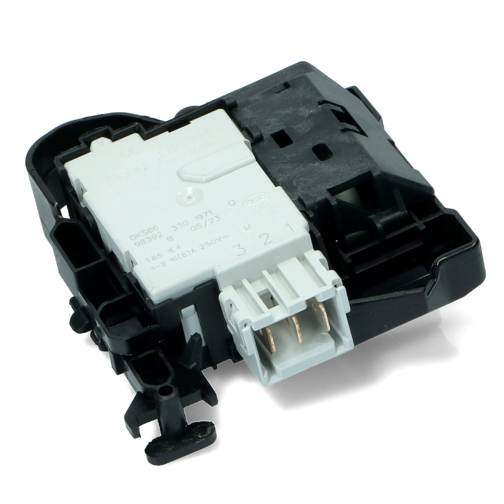 Elettroserratura bloccaporta lavatrice Whirlpool Ariston Indesit Hotpoint