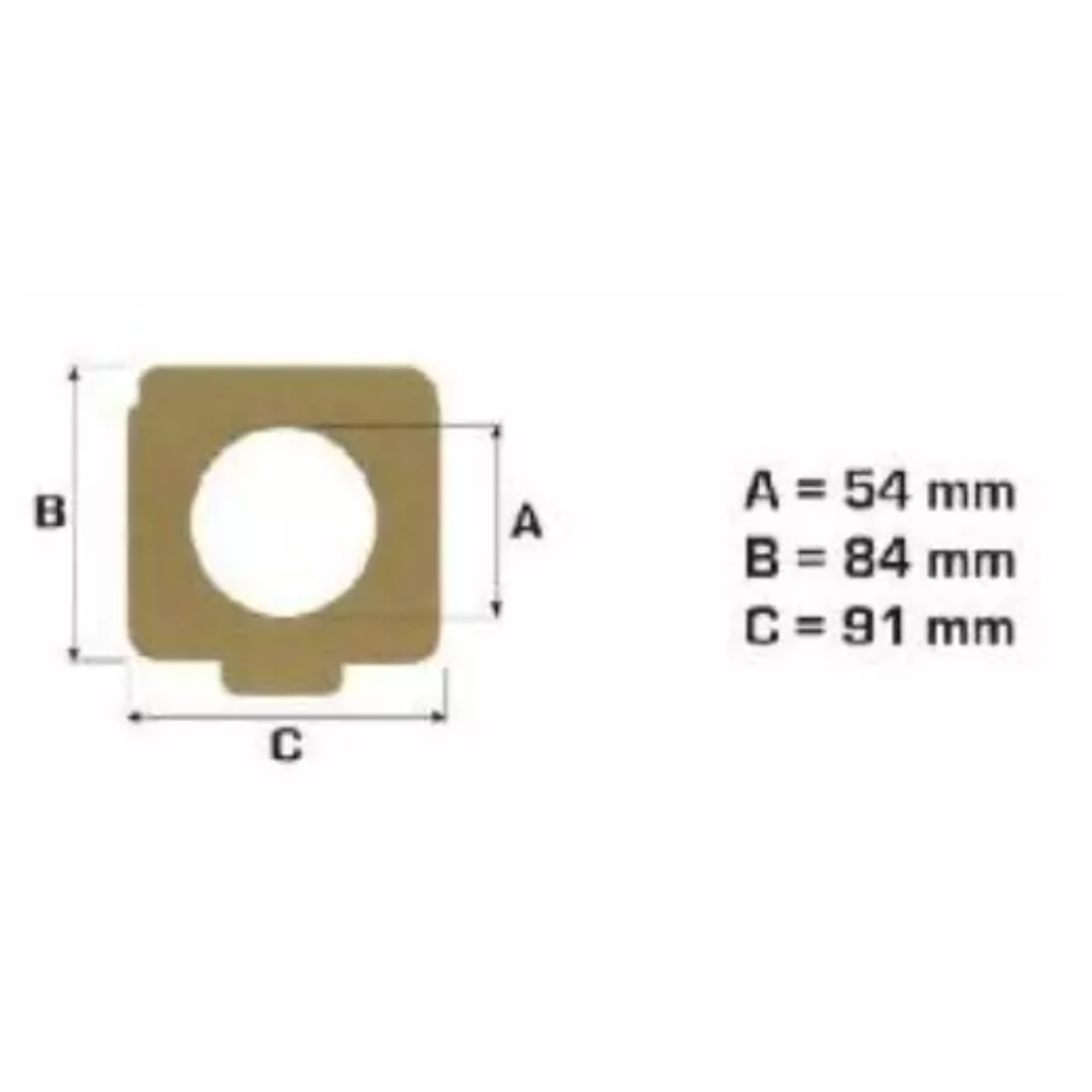 8 sacchetti per aspirapolvere Moulinex per modelli COMPACT - DE LUXE