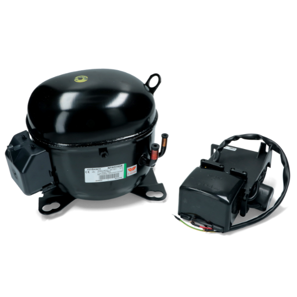 Compressore ermetico Embraco gas R404a HMPB- HP 1 20,44 cc.celle frigo banchi frigo