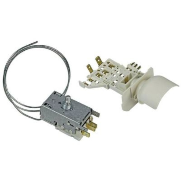 Termostato con portalampada per frigorifero Whirlpool Ikea Hotpoint Ariston Indesit ricambio originale