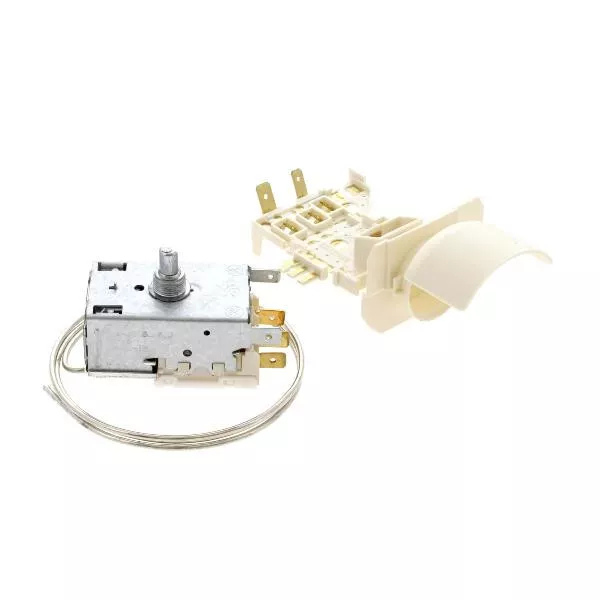 Termostato con portalampada per frigorifero Whirlpool Ikea Hotpoint Ariston Indesit ricambio originale