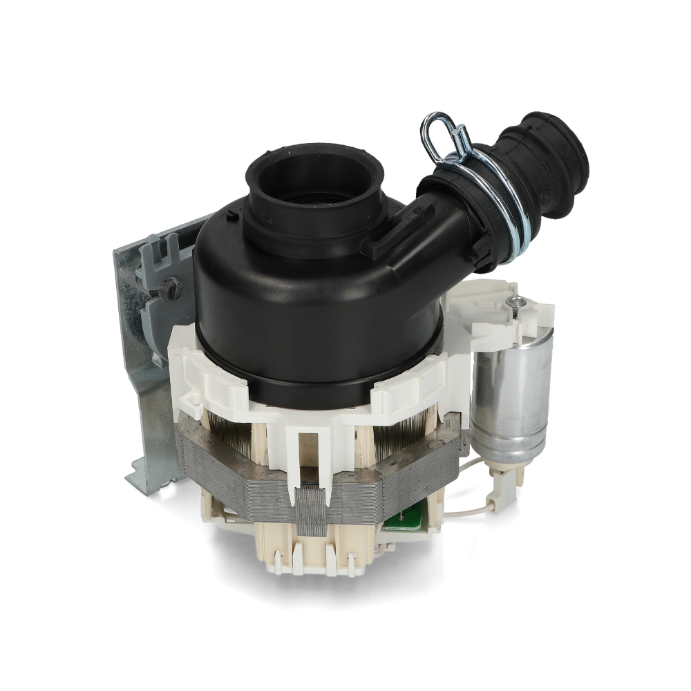 Motore pompa con manicotto per lavastoviglie Whirlpool Indesit originale