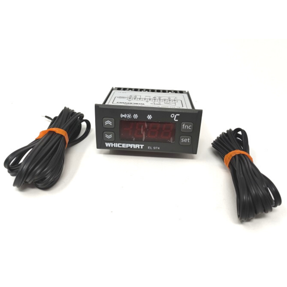 Tele termostato celle frigorifere whicepart EL974 ntc 2 sonde