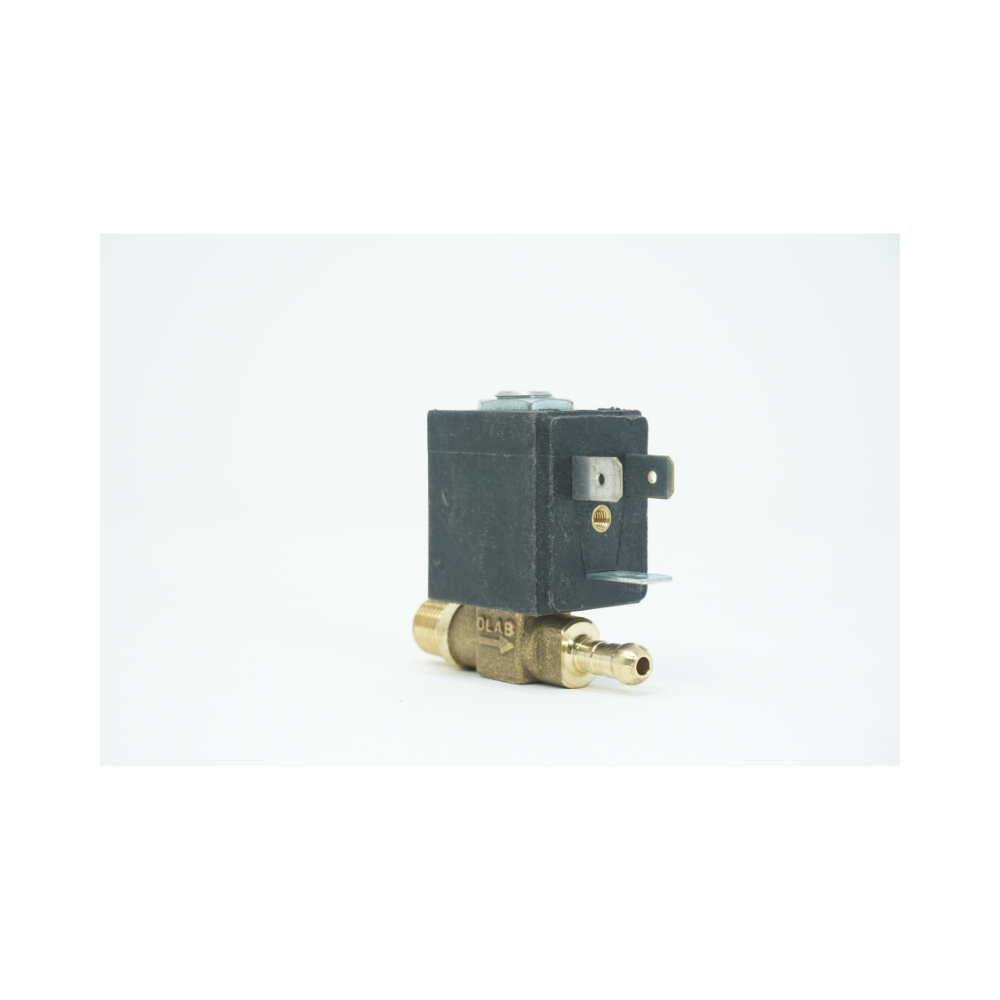 Elettrovalvola olab attacco maschio 9va 240v 18 con portagomma in linea