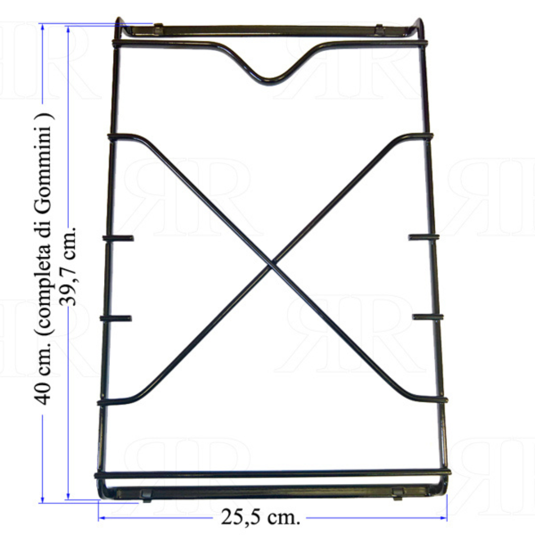 Griglia centrale piano cottura Hotpoint Ariston Indesit 39,7 X 25,5 cm.