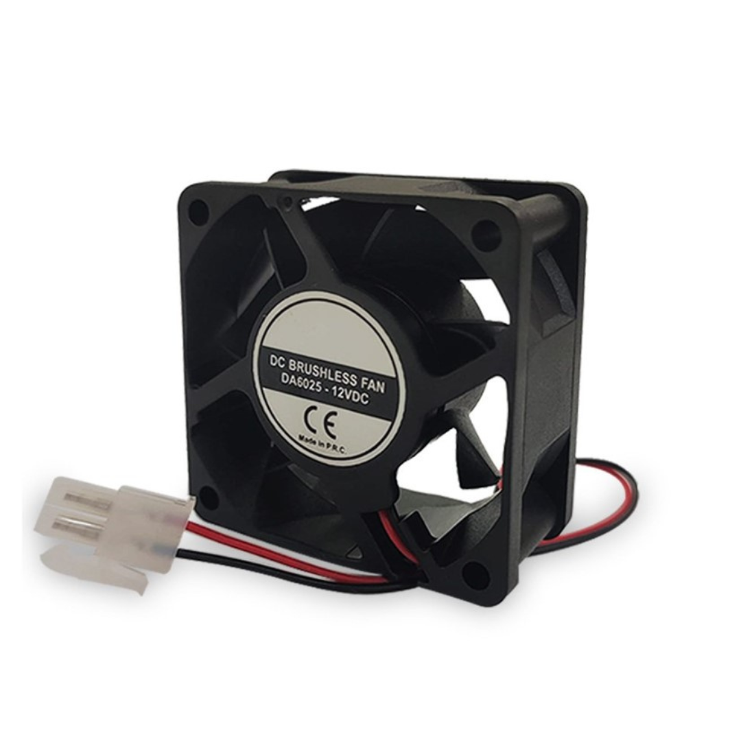 Ventola di raffreddamento assiale quadrata 12 volt 60 X 60 X 25 cm 5500 rpm