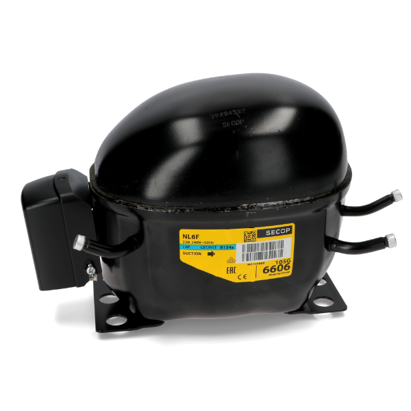 Compressore frigorifero Secop NL6F Gas R134 6,13 cc. LPB