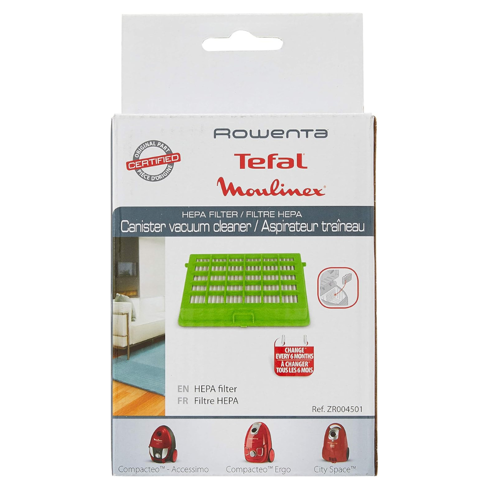 Filtro hepa per aspirapolvere Rowenta compacteo ergo - originale