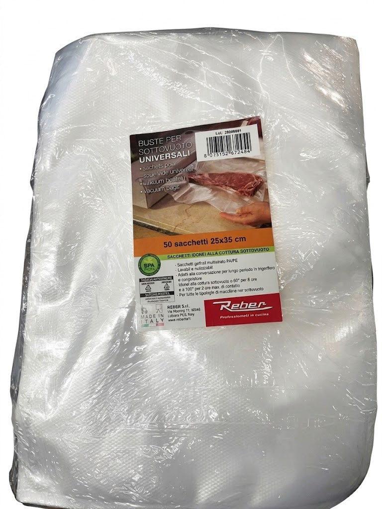 Buste per sottovuoto alimenti - 25 x 35 cm