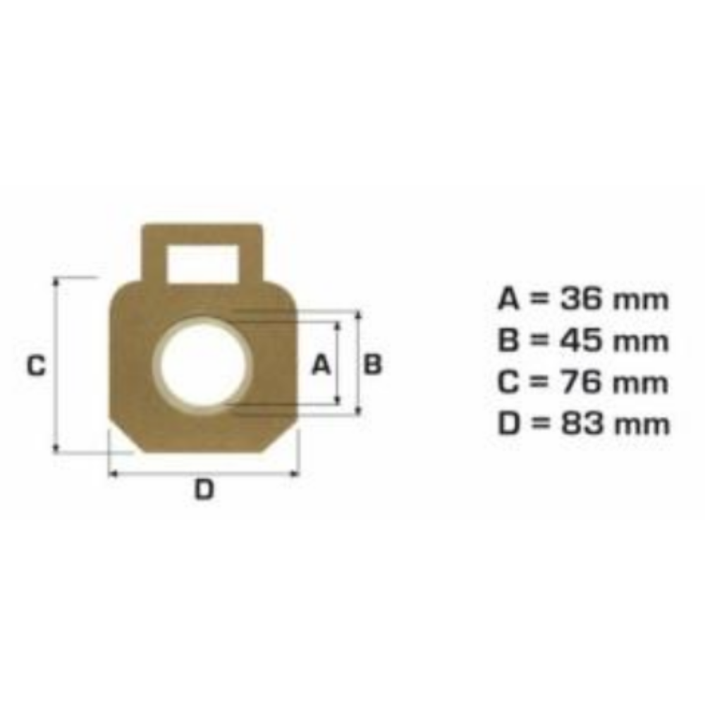 8 sacchetti aspirapolvere Alaska modello bs 1150