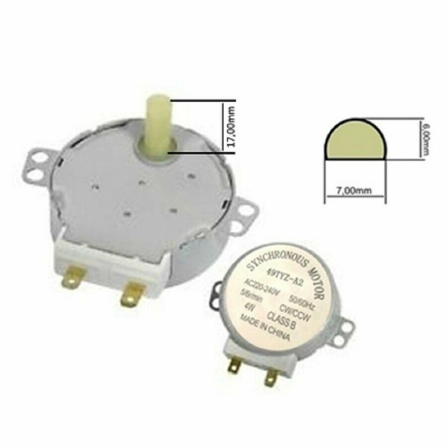 Motorino motore piatto girevole forno microonde universale 4 Watt 5/6 rpm