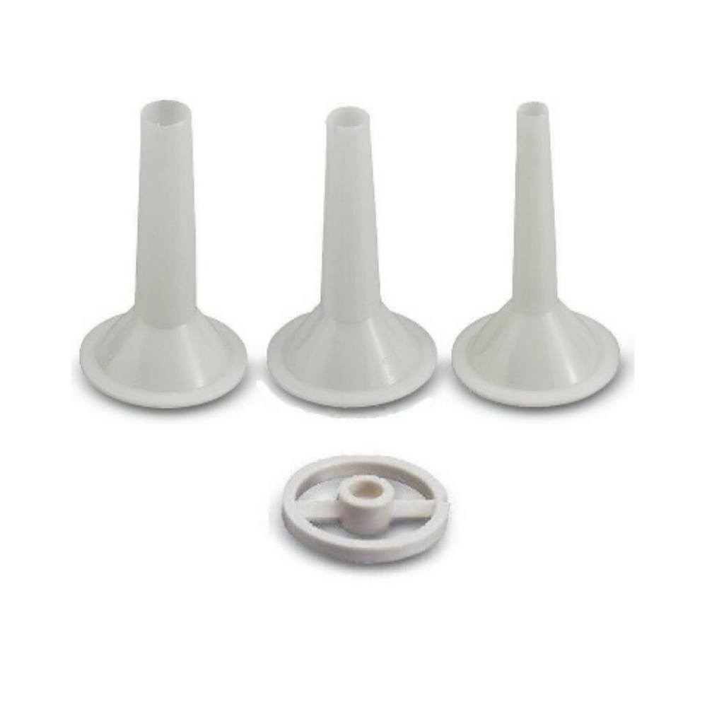Reber Kit 3 imbuti per tritacarne n°5 + corona insaccatrice 4017 s + 4018 a