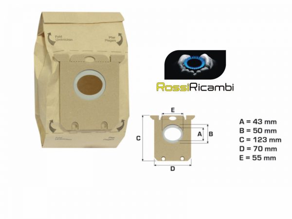 PHILIPS 8 SACCHETTI ASPIRAPOLVERE EXPRESSION - IMPACT